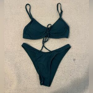 Turquoise bikini set